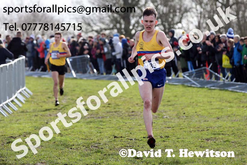 Mens under-20s 2019 British Athletics Inter Counties Cross Country, Prestwood Hall, Loughborough. Photo:  David T. Hewitson/Sports for All Pics